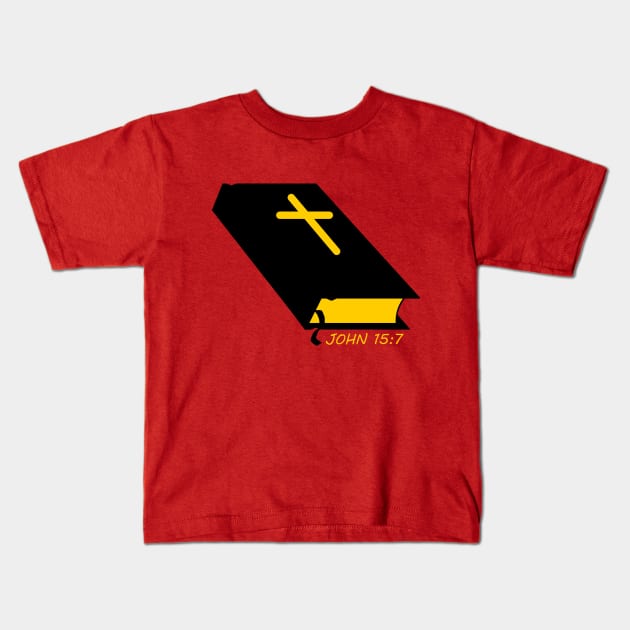 HIS WORD Kids T-Shirt by MDReynolds